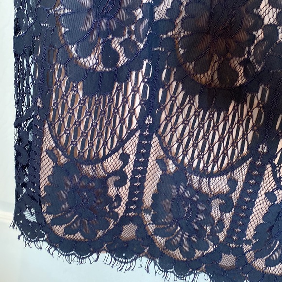 City Chic navy sweety darling lace overlay dress New - Picture 5 of 5